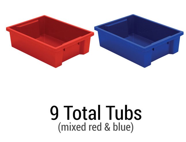 plastic storage tubs