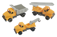 儿童重型工作卡车，一组3辆，项目2102808