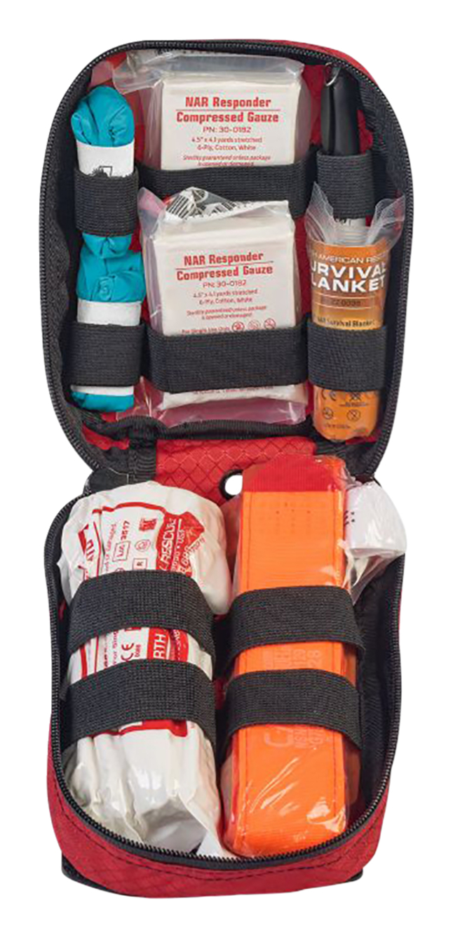 snijden Lang litteken North American Rescue Individual Bleeding Control Kit, Basic, Red