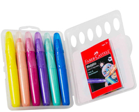 Faber Castell 6 Metallic Gel Crayons