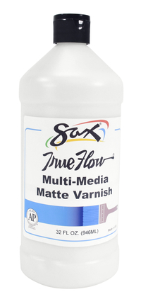 Sax True Flow Multi-Media Varnish, Matte Finish, 1 Quart Item Number 1590441