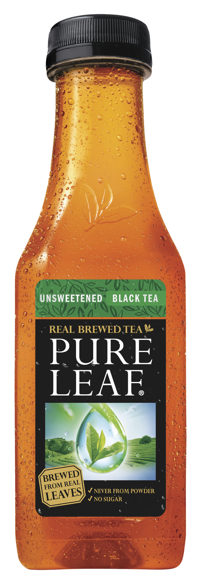 Pure Leaf Real Brewed Unsweetened Black Tea Bottle