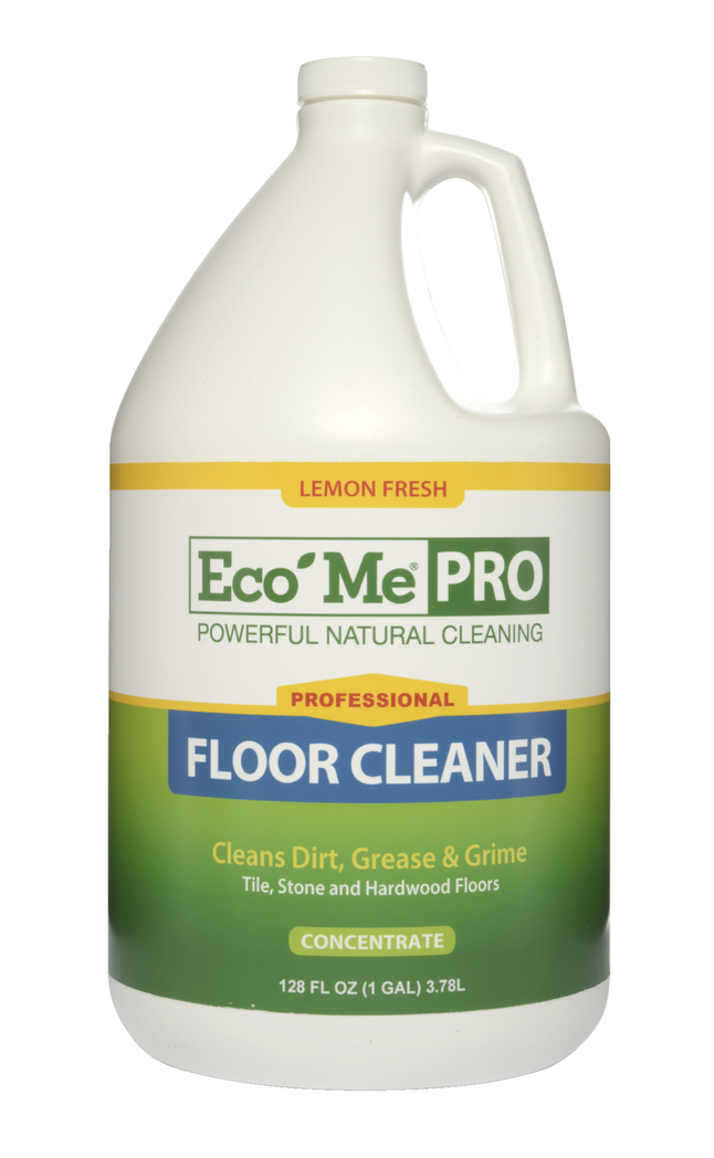 Eco Me Pro Natural Floor Cleaner Concentrate Lemon Fresh 1 Gallon