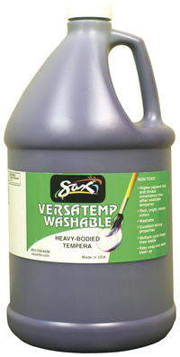 Sax Washable Versatemp Heavy Bodied Tempera Paint, Violet, Gallon Item Number 1592693
