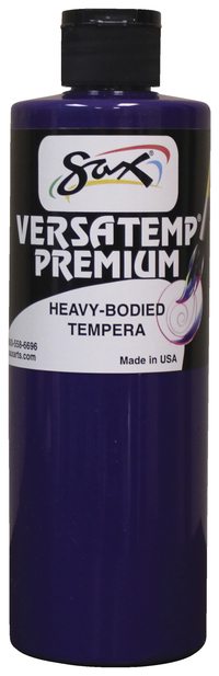 Sax Versatemp Premium Heavy-Bodied Tempera Paint, Violet, Pint Item Number 1592710