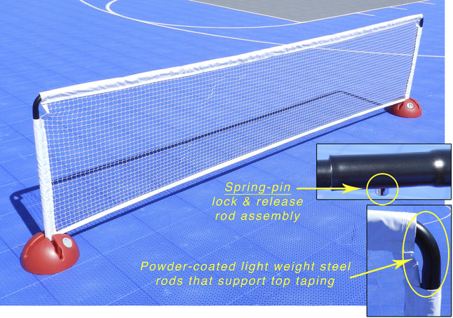 Pull-Buoy QuickSet Multi-Dome Floor Tennis, Item Number 1592900