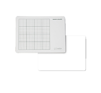 Flipside Black Dry Erase Board, 9 x 12 Inches