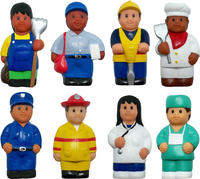 Get Ready Kids Career Figures, Multi-Ethnic, 5 Inches, Set of 8 Item Number 1593862