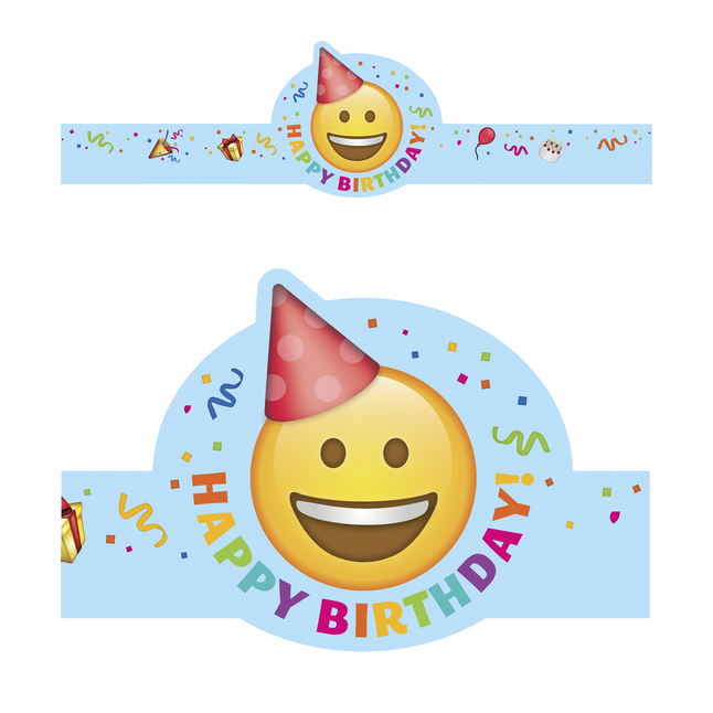 Creative Teaching Press Emoji Birthday Crowns, Item Number 1594259