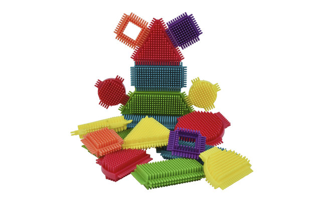 Image for Young Builder Brix, Assorted Colors, Set of 18 from School Specialty