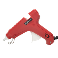 School Smart Full Size Standard Dual Temperature Glue Gun, 40 Watt, Red, Item Number 1597455