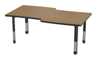 Classroom Select NeoShape Laminate Activity Table, LockEdge, Waverly, 60 x 34 Inches, Item Number 1597961