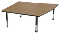 Classroom Select NeoShape Laminate Activity Table, LockEdge, Ovoid, 60 x 60 Inches, Item Number 1597994