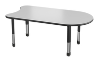 Classroom Select NeoShape Markerboard Activity Table, LockEdge, Tasa, 60 x 32 Inches, Item Number 1598005