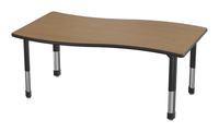Classroom Select NeoShape Laminate Activity Table, LockEdge, Vortex, 60 x 36 Inches, Item Number 1598039