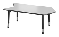 Classroom Select NeoShape Markerboard Activity Table, Arrow, 60 x 30 Inches, LockEdge, Apollo Leg, Item Number 1598066