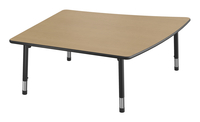 Classroom Select NeoShape Activity Table, Ovoid, 60 x 60 Inches, LockEdge, Apollo Leg, Item Number 1598091