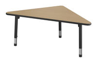 Classroom Select NeoShape Activity Table, Triangle, 60 x 32 Inches, LockEdge, Apollo Leg, Item Number 1598095
