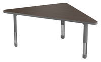 Classroom Select NeoShape Activity Table, Triangle, 60 x 32 Inches, T-Mold Edge, Apollo Leg, Item Number 1598096