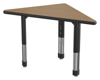 Classroom Select NeoShape Laminate Shaped Desk, LockEdge, Triangle, 46 x 24 Inches, Item Number 1598280