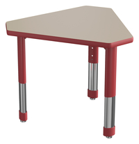 Classroom Select NeoShape Laminate Shaped Desk, T-Mold, Gem, 31 x 27 Inches, Item Number 1598305
