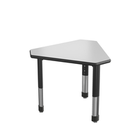 Classroom Select NeoShape Markerboard Shaped Desk, LockEdge, Gem, 31 x 27 Inches, Item Number 1598307