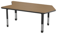Classroom Select NeoShape Laminate Activity Table, LockEdge, Arrow, 60 x 30 Inches, Item Number 1599204