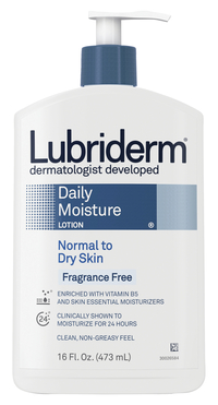 Lubriderm Fragrance Free Daily Moisture Lotion, 16 oz, Item Number 1599978