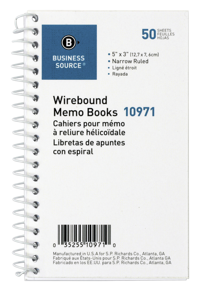 Memo Notebooks, Item Number 1600306