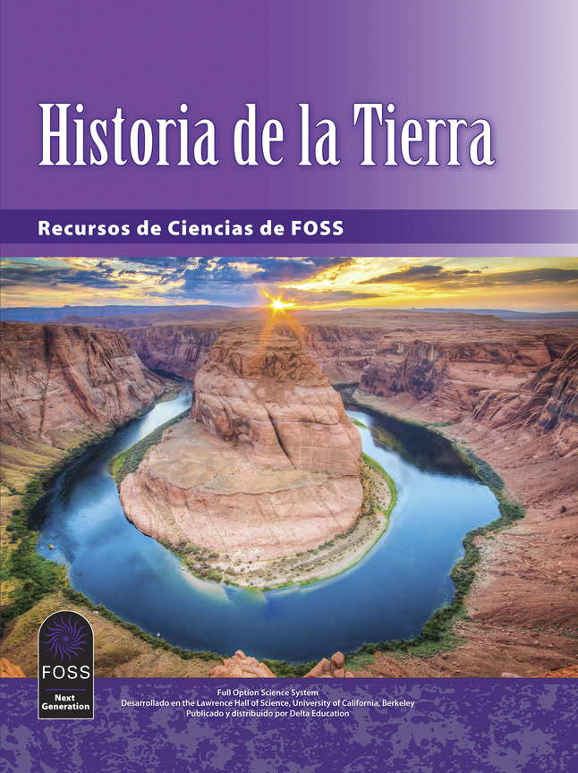 FOSS Next Generation Earth History Science Resources Student Book, Spanish Edition, Item Number 1602394