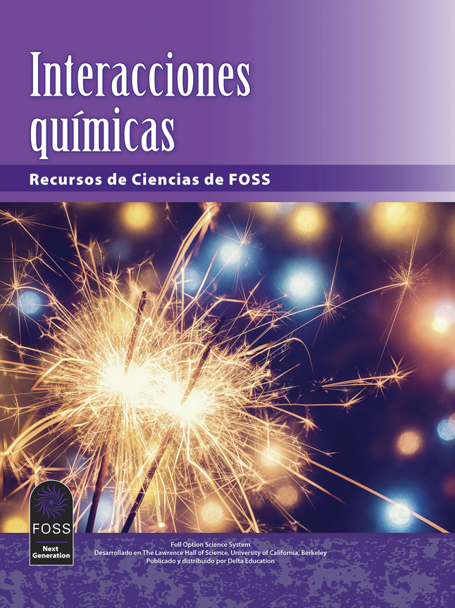 FOSS Next Generation Chemical Interactions Science Resources Student Book, Spanish Edition, Item Number 1602398