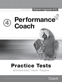 Image for Coach Practice Tests, Enhanced-Item Types, ELA, Grade 4 from School Specialty