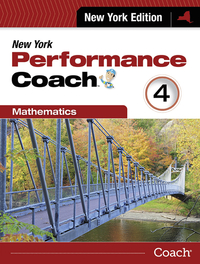 Image for New York Performance Coach, Math, Student Edition, Grade 4 from School Specialty