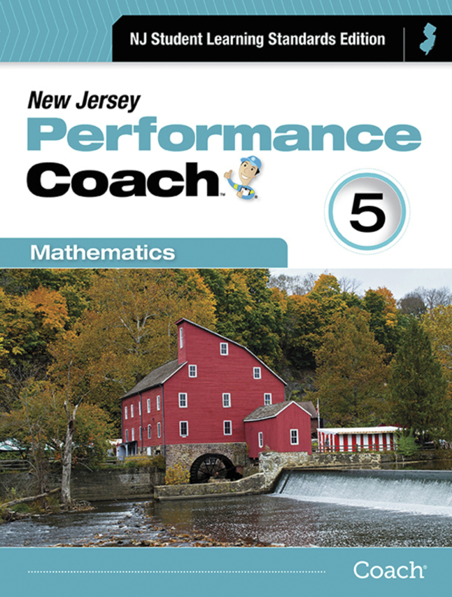 New Jersey Performance Coach, Math, Student Edition, Grade 5, Item Number 1606036