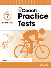 Image for Coach Practice Tests, Math, Grade 7 from School Specialty
