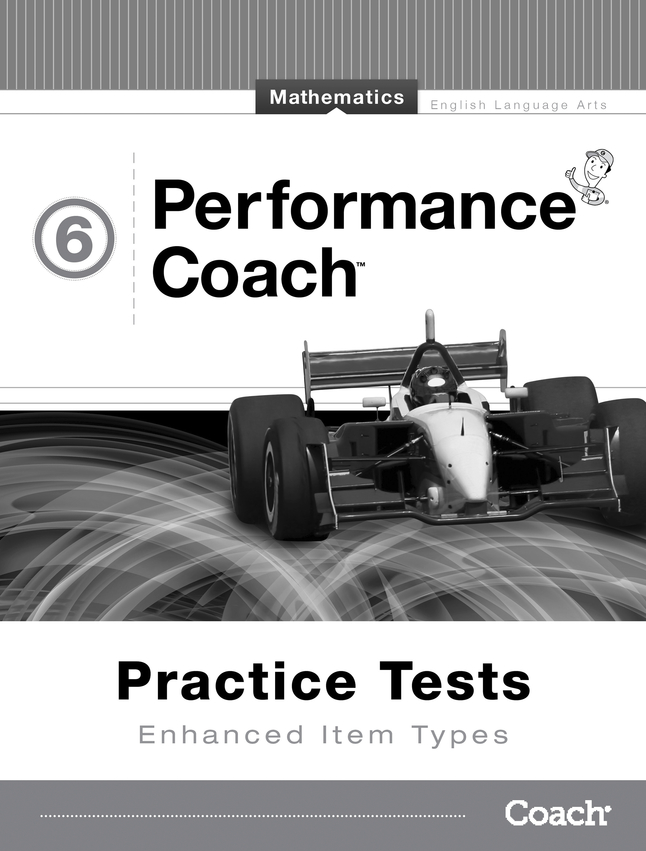 Coach Practice Tests, Enhanced-Item Types, Math, Grade 6, Item Number 1606224