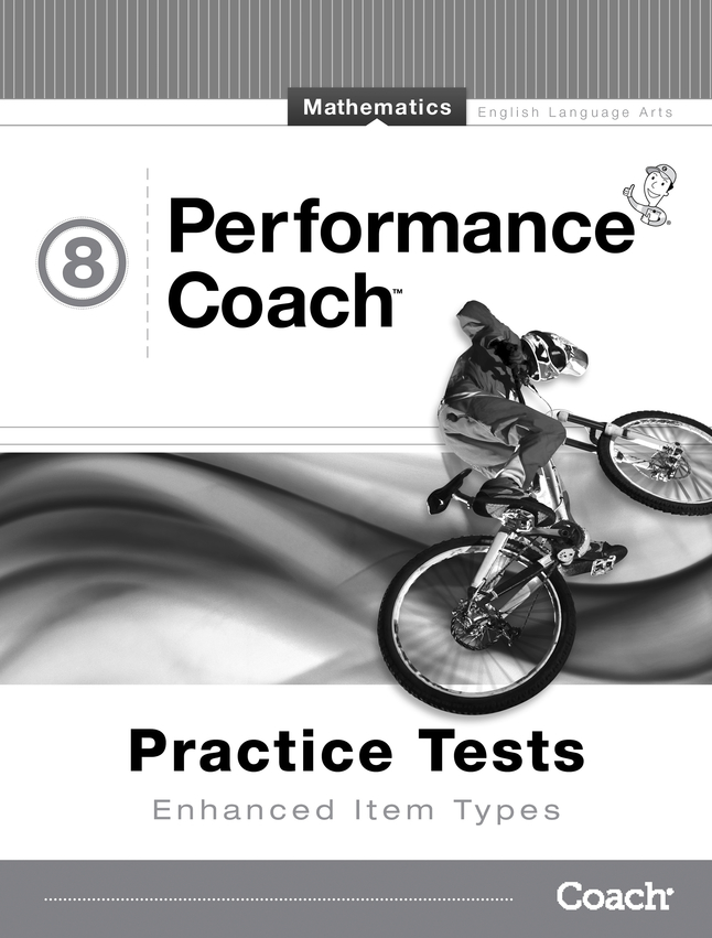 Coach Practice Tests, Enhanced-Item Types, Math, Grade 8, Item Number 1606272