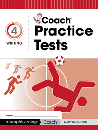 Image for Coach Practice Tests, Writing, Grade 4 from School Specialty