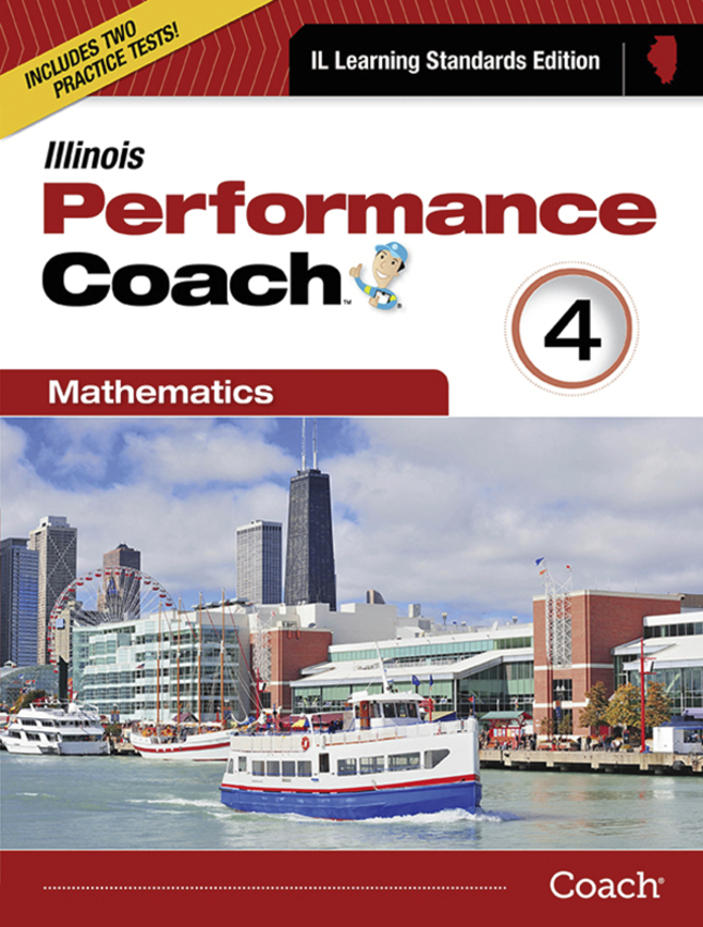 Illinois Performance Coach, Math, Student Edition, Grade 4, Item Number 1607190