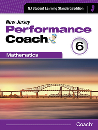 Image for New Jersey Performance Coach, Math, Student Edition, Grade 6 from School Specialty