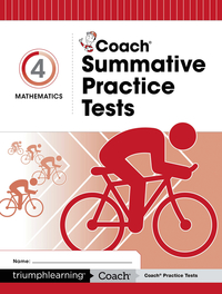 Image for Coach Summative Practice Tests, Math, Grade 4 from SSIB2BStore