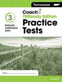 Image for Tennesse Coach Practice Tests, TNREADY Edition, ELA, Grade 3 from SSIB2BStore