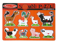 Melissa & Doug Farm Animals Sound Puzzle, Item Number 1609249