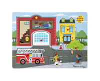 Melissa & Doug Around the Fire Station Puzzle, Item Number 1609255
