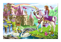 Melissa & Doug Fairy Tale Castle Floor Puzzle, Item Number 1609362
