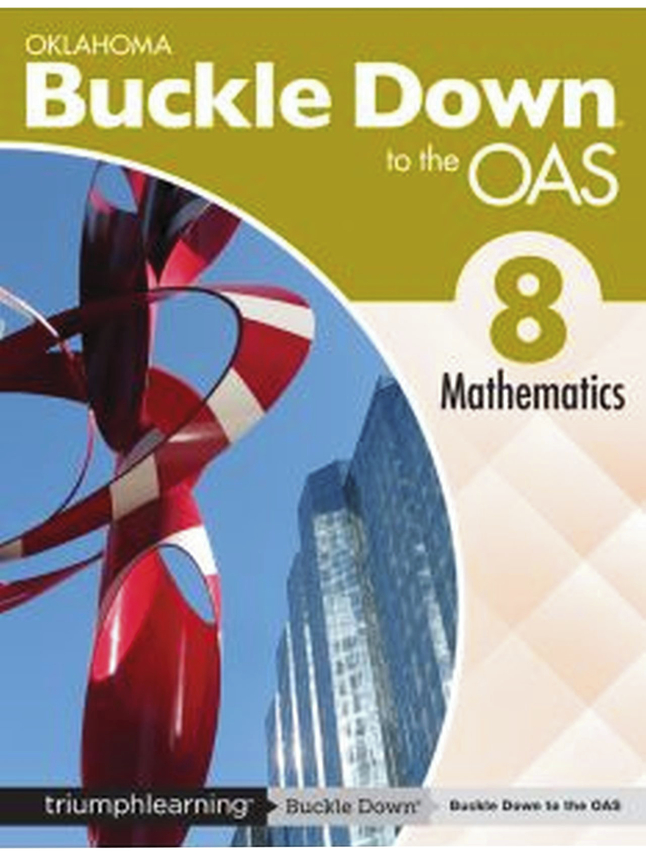 Image for Oklahoma Buckle Down to the OAS, Math, Student Edition, Grade 8 from School Specialty