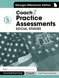 Image for Georgia Coach Practice Assessments, Social Studies, Grade 5 from School Specialty