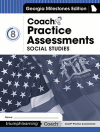 Image for Georgia Coach Practice Assessments, Social Studies, Grade 8 from School Specialty