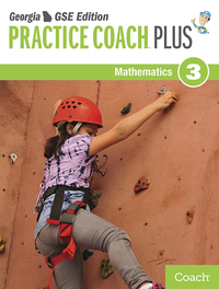 Image for Georgia Practice Coach PLUS, GSE Edition, Math, Student Edition, Grade 3 from SSIB2BStore