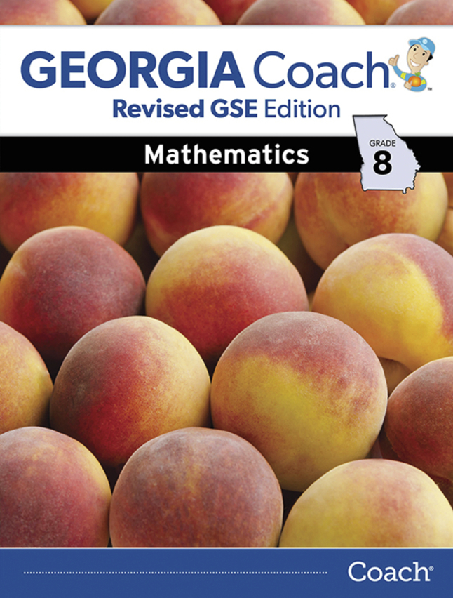 Image for Georgia Coach, Revised GSE Edition, Math, Student Edition, Grade 8 from School Specialty